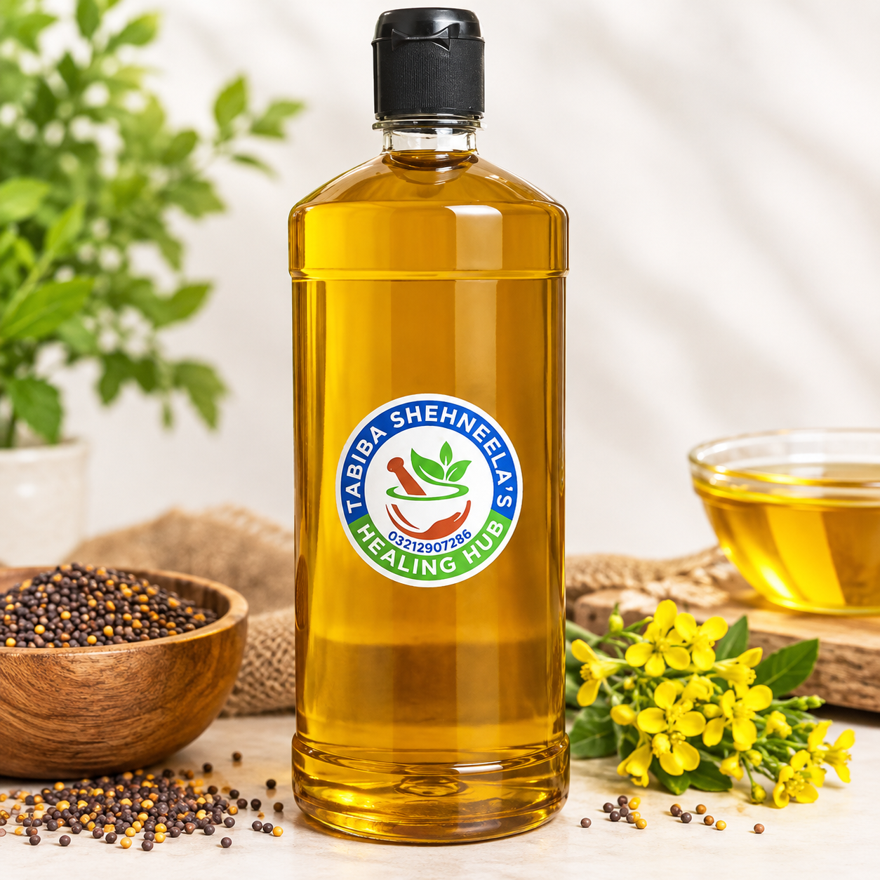 Pure Mustard Oil – Cooking Oil 1 littre
